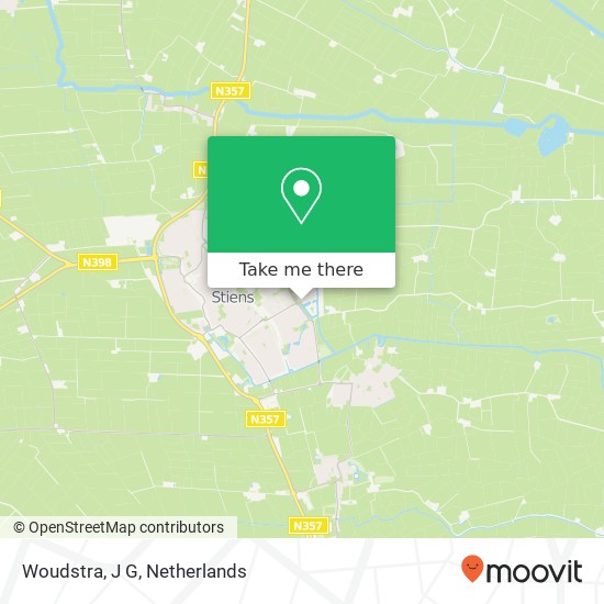 Woudstra, J G map