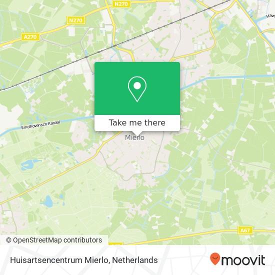 Huisartsencentrum Mierlo map