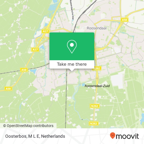 Oosterbos, M L E map