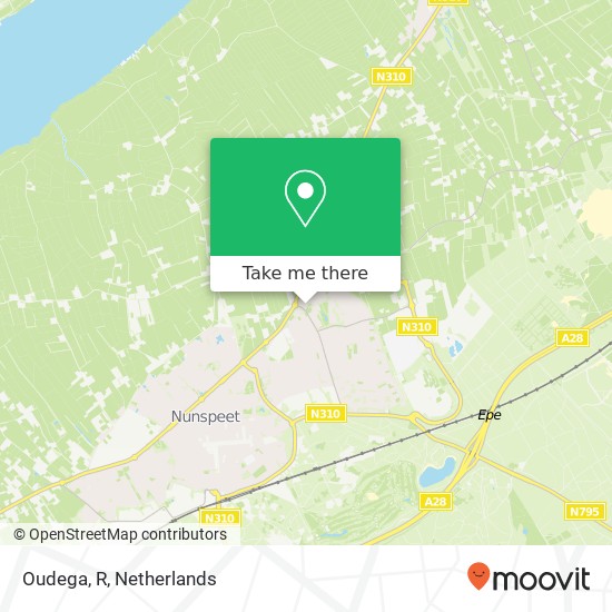 Oudega, R map