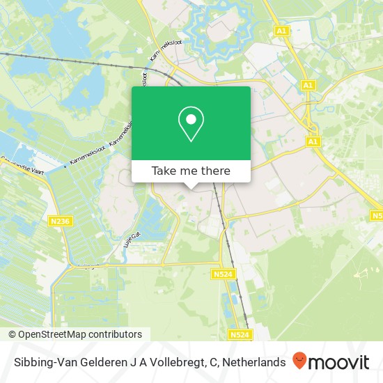 Sibbing-Van Gelderen J A Vollebregt, C map