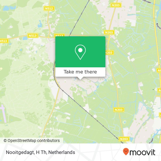 Nooitgedagt, H Th map