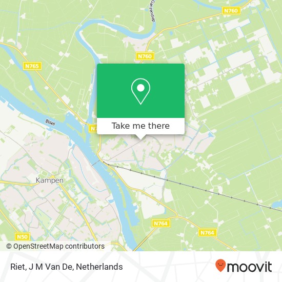 Riet, J M Van De map