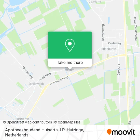 Apotheekhoudend Huisarts J.R. Huizinga map