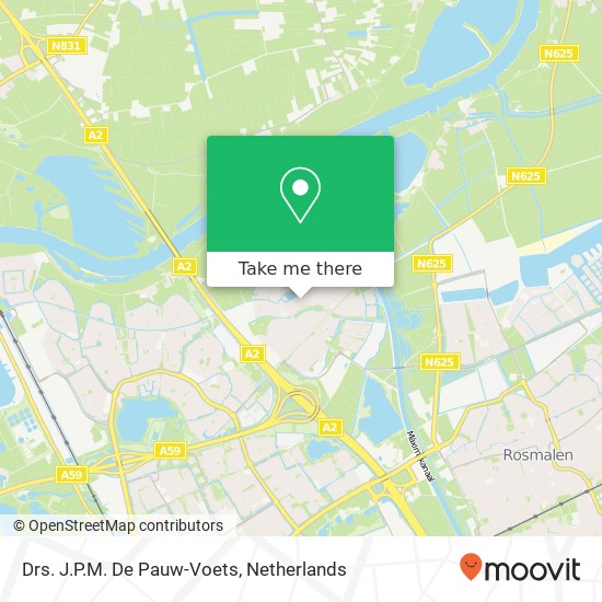 Drs. J.P.M. De Pauw-Voets map