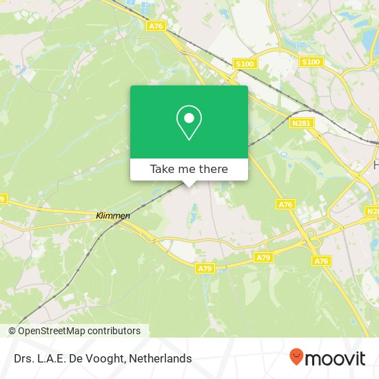 Drs. L.A.E. De Vooght map