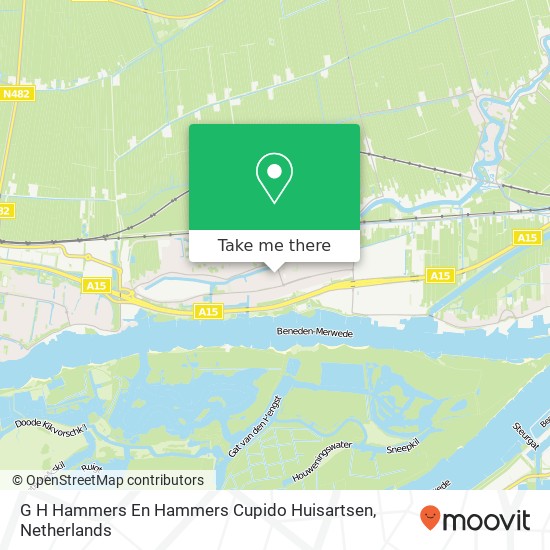 G H Hammers En Hammers Cupido Huisartsen map