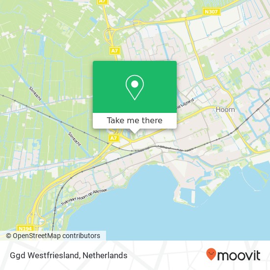 Ggd Westfriesland map