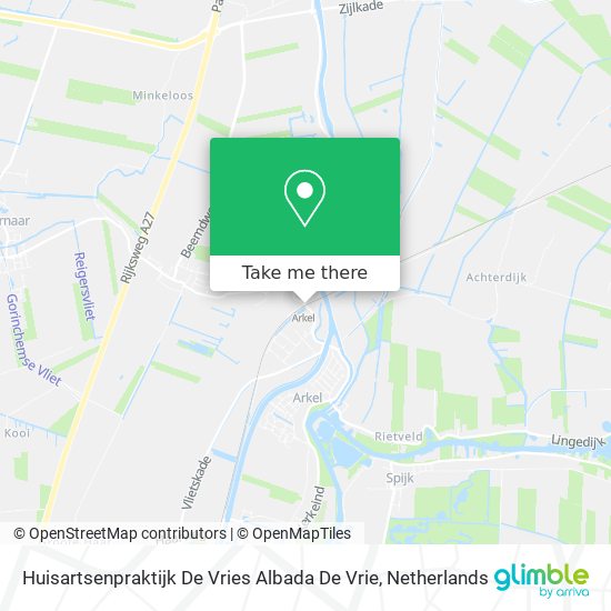 Huisartsenpraktijk De Vries Albada De Vrie map
