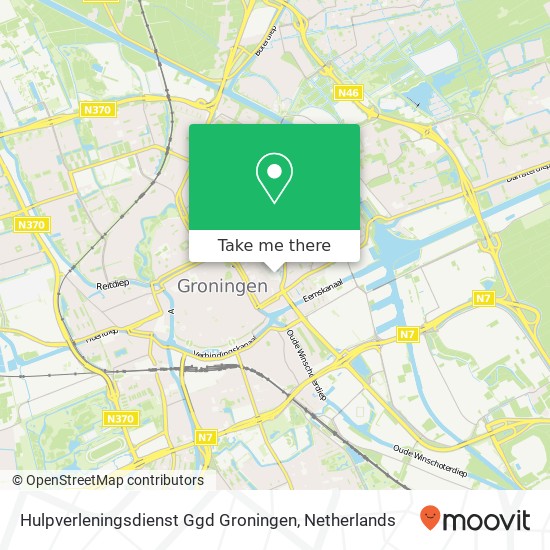 Hulpverleningsdienst Ggd Groningen Karte