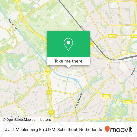 J.J.J. Meulenberg En J.D.M. Schelfhout map