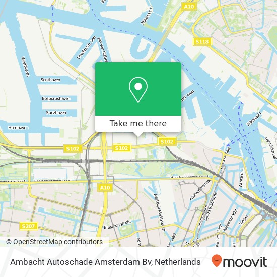 Ambacht Autoschade Amsterdam Bv map