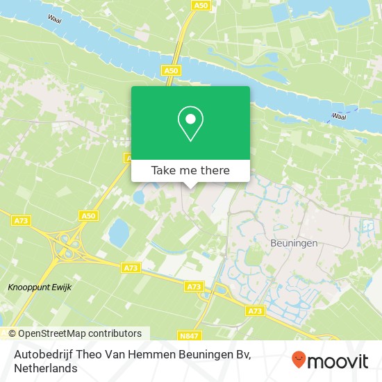 Autobedrijf Theo Van Hemmen Beuningen Bv Karte