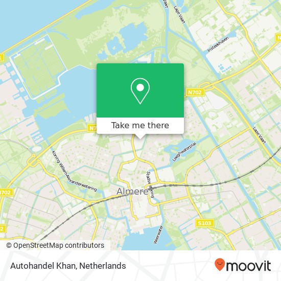 Autohandel Khan map