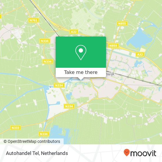 Autohandel Tel map