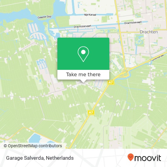 Garage Salverda map