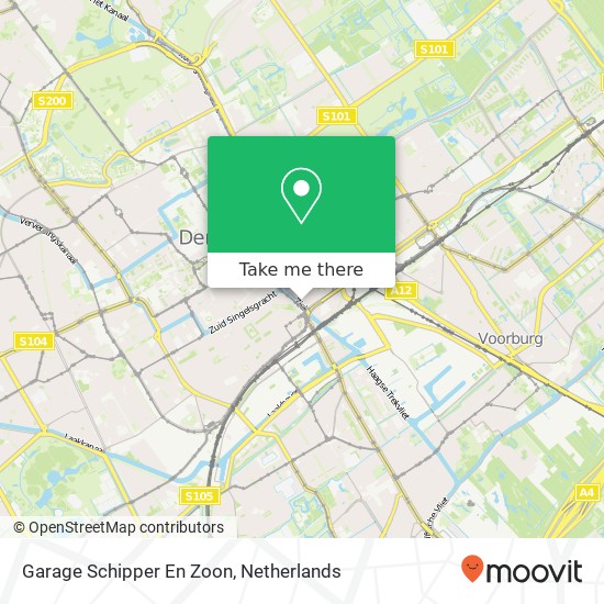 Garage Schipper En Zoon map