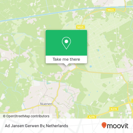 Ad Jansen Gerwen Bv map