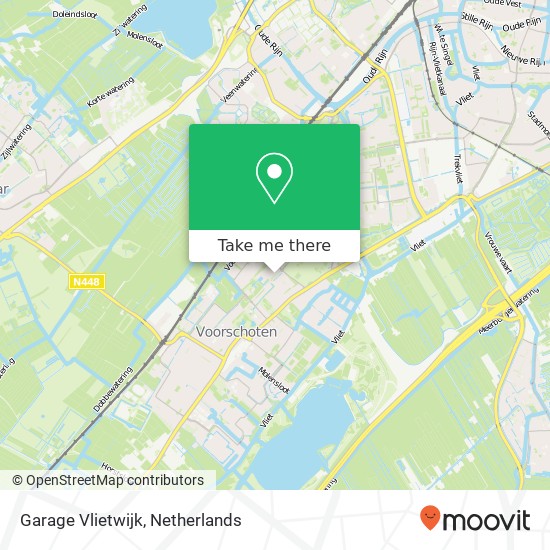 Garage Vlietwijk map