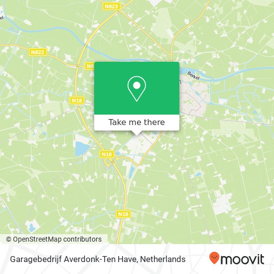 Garagebedrijf Averdonk-Ten Have map