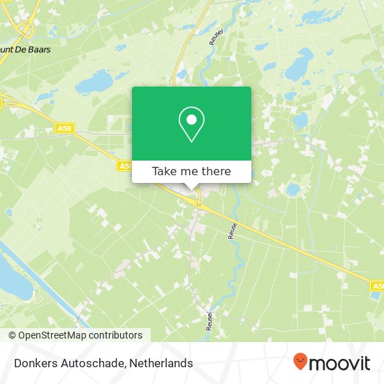 Donkers Autoschade map