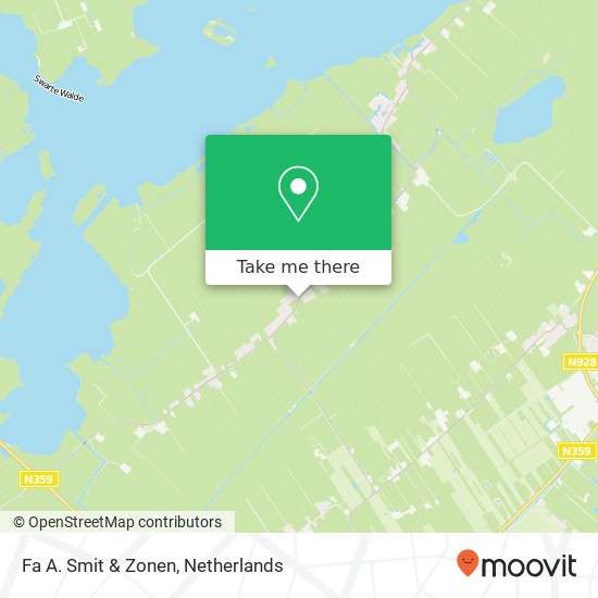 Fa A. Smit & Zonen map