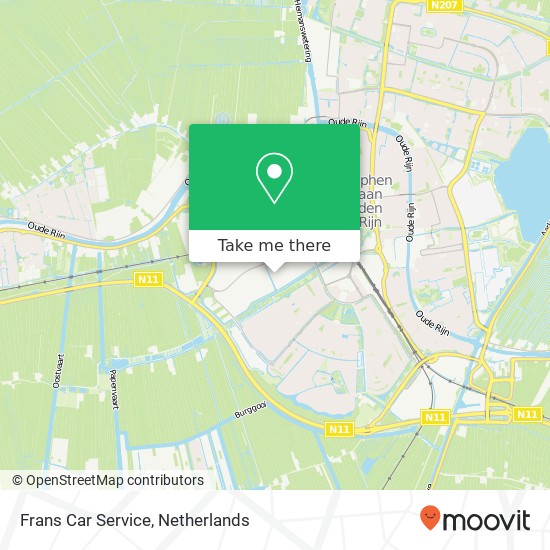 Frans Car Service map