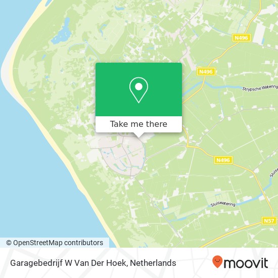 Garagebedrijf W Van Der Hoek map