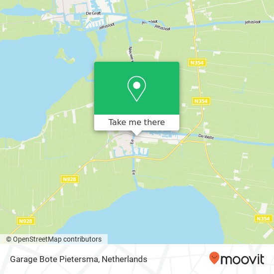 Garage Bote Pietersma map