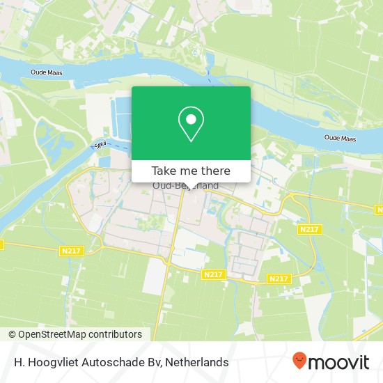 H. Hoogvliet Autoschade Bv Karte