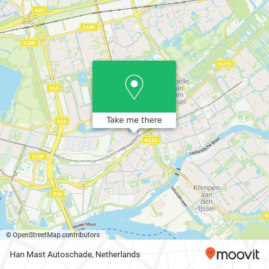 Han Mast Autoschade map