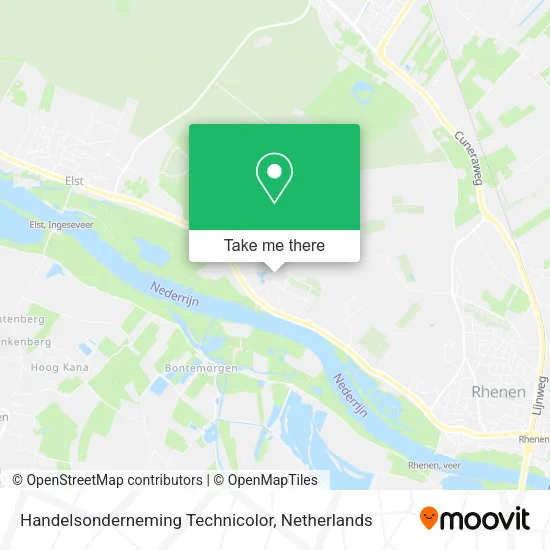 Handelsonderneming Technicolor map