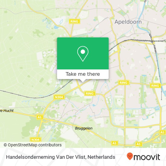 Handelsonderneming Van Der Vlist map