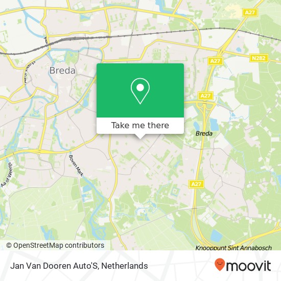 Jan Van Dooren Auto'S map