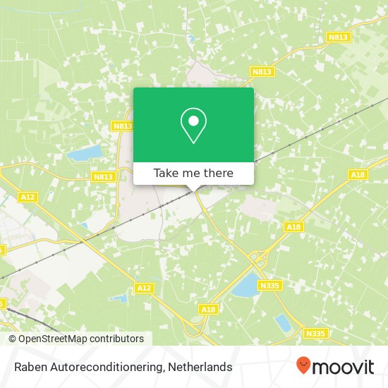 Raben Autoreconditionering map