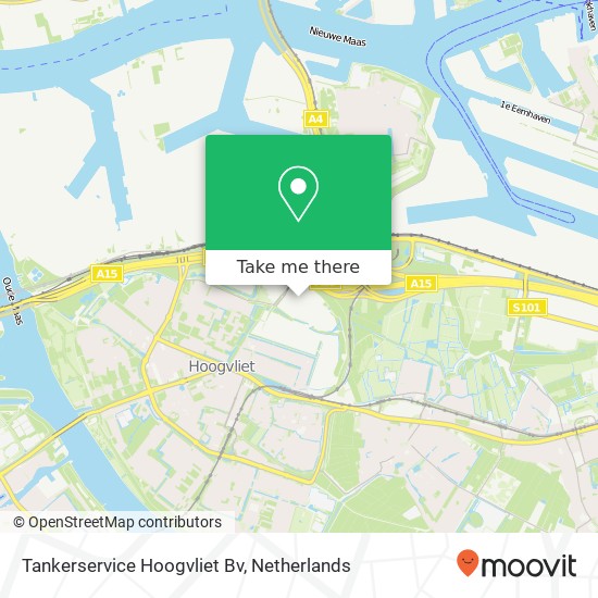 Tankerservice Hoogvliet Bv map