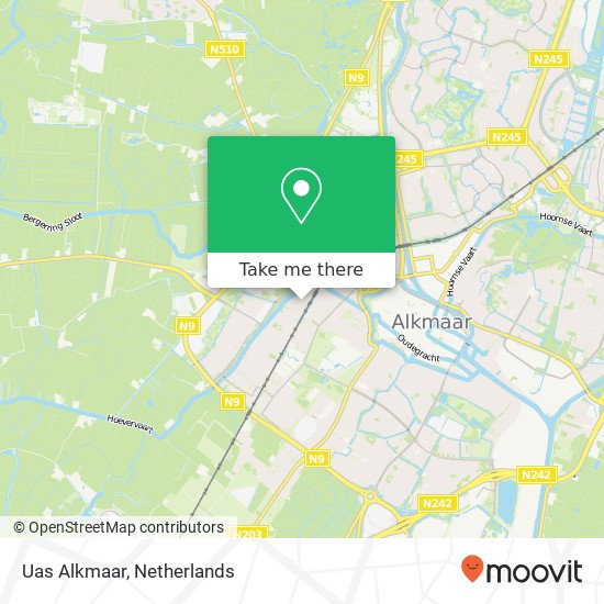 Uas Alkmaar map