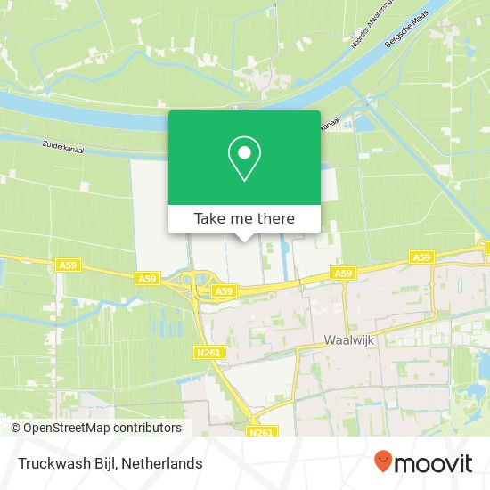 Truckwash Bijl map