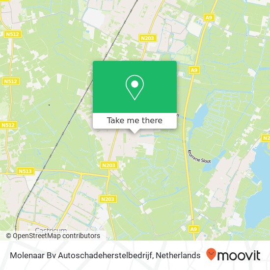 Molenaar Bv Autoschadeherstelbedrijf map