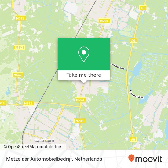 Metzelaar Automobielbedrijf map