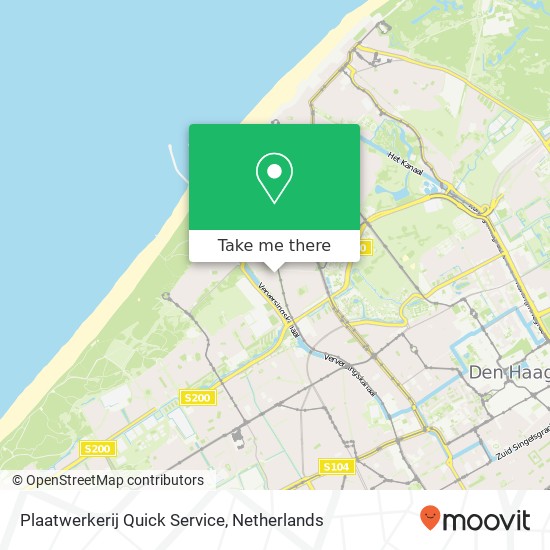 Plaatwerkerij Quick Service map