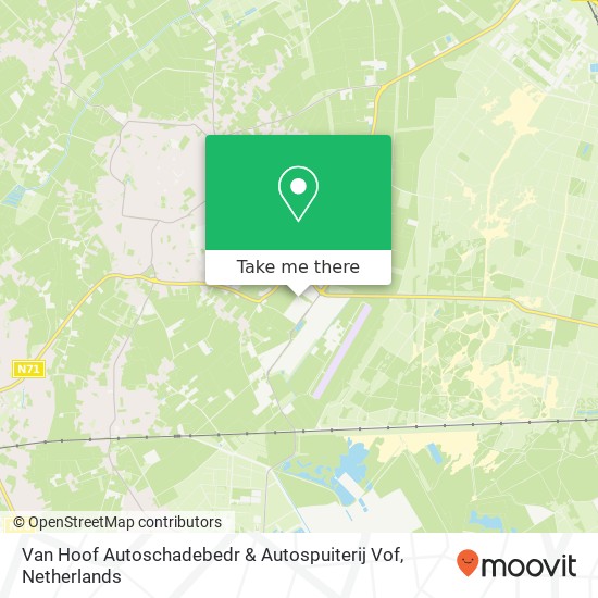 Van Hoof Autoschadebedr & Autospuiterij Vof map