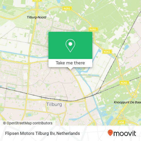 Flipsen Motors Tilburg Bv map