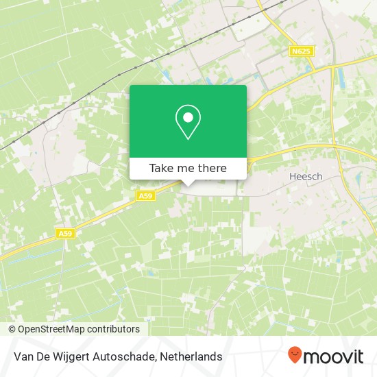Van De Wijgert Autoschade Karte