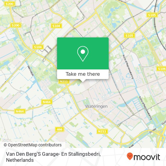 Van Den Berg'S Garage- En Stallingsbedri map