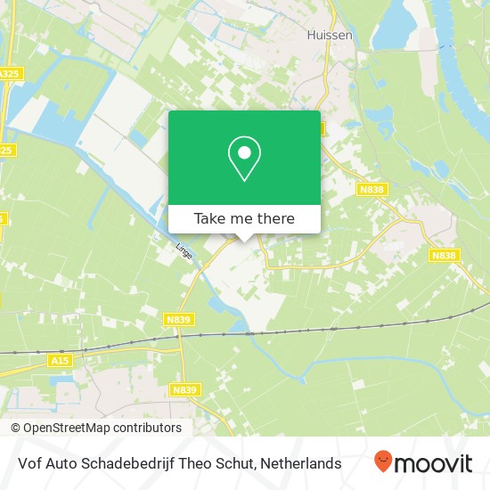 Vof Auto Schadebedrijf Theo Schut map