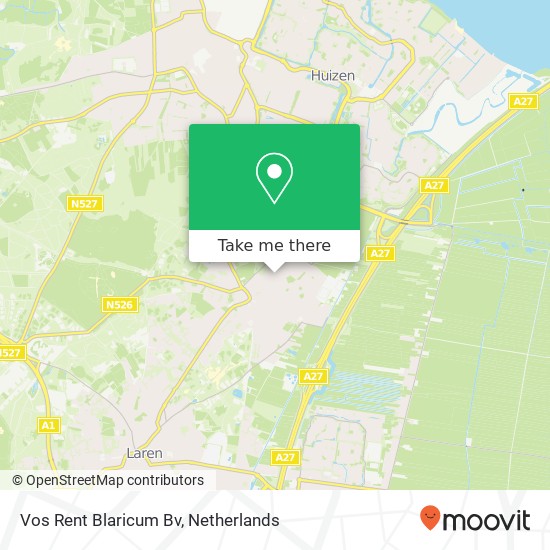 Vos Rent Blaricum Bv map