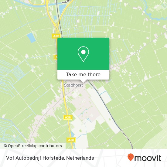 Vof Autobedrijf Hofstede map