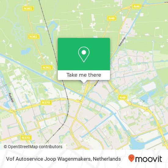 Vof Autoservice Joop Wagenmakers map