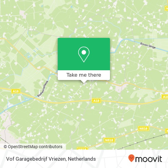 Vof Garagebedrijf Vriezen map